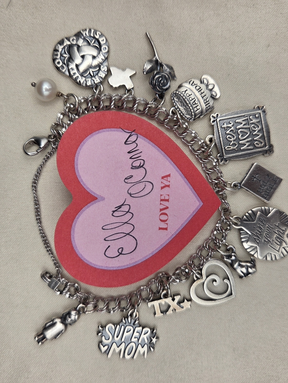 James Avery Charm Bracelet 13 Charms Includes